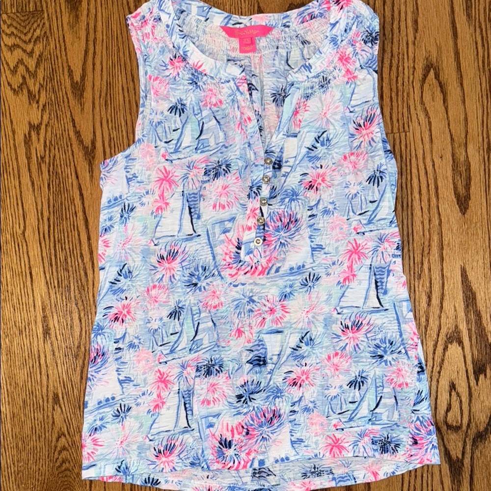 Lily Pulitzer firework tank top